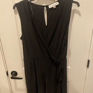 Emma & Michele Black Sleeveless Romper